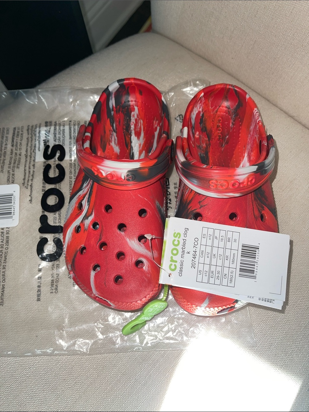 CROCS Kids' Classic Marble NWT